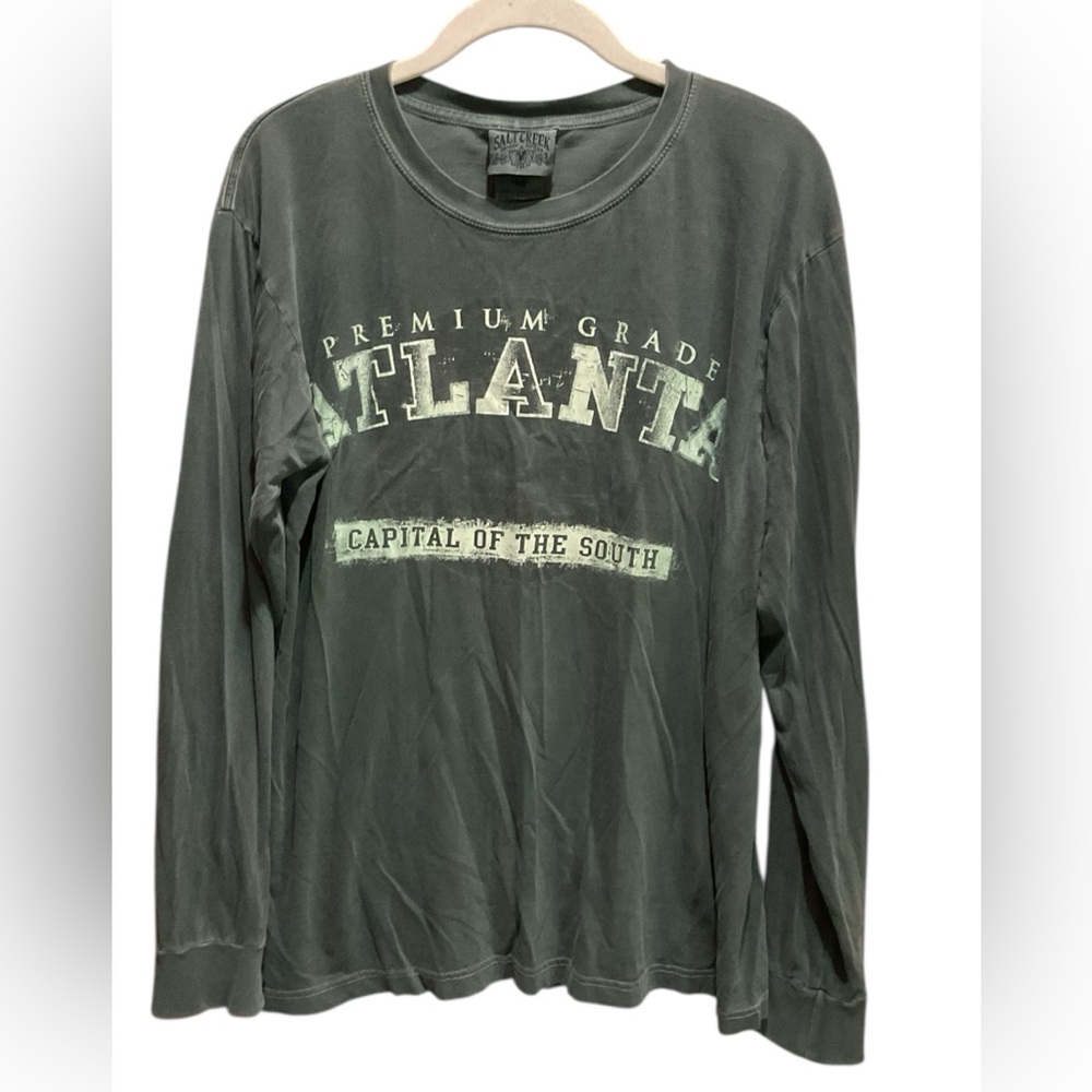 Salt Creek Emporium Unisex Grey Print Design Shirt
